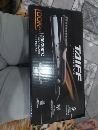 Prancha taiff look450 bivolt nova na caixa  380 