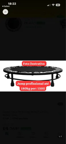 Jump Profissional até 180kg - Excelente Estado