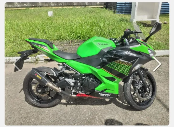 Kawasaki 2019/ 2020 com passagem por leilão, funcionando perfeitamente.