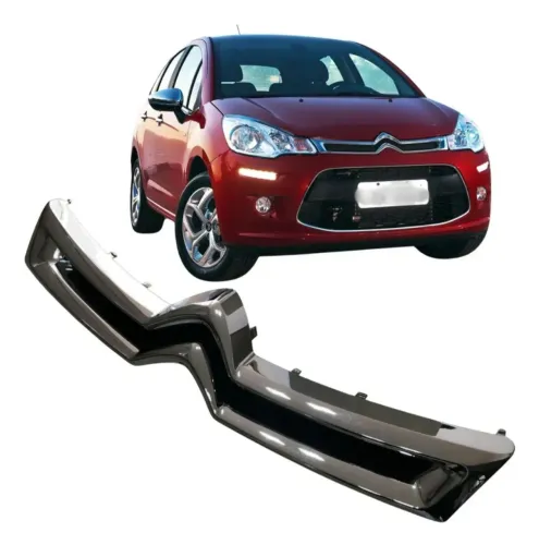Grade Dianteira com Emblema Citroen C3. Original 2013/2021