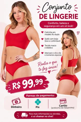 Conjunto de Lingerie Romance