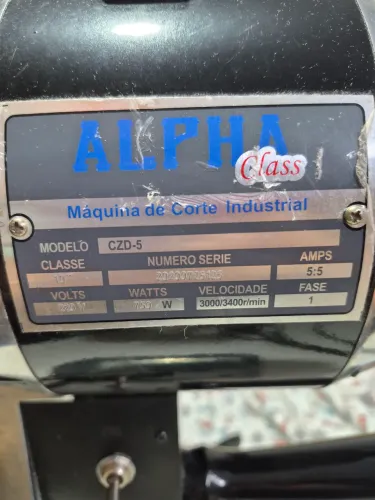 Maquina de cortar tecido industrial 10 polegadas