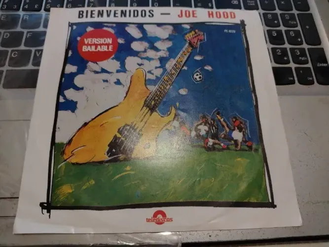 Joe Hood - Bienvenidos + Soccerock Compacto Promocional Importado 45RPM