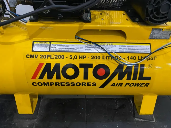 Compressor de Ar 200L-Motomil