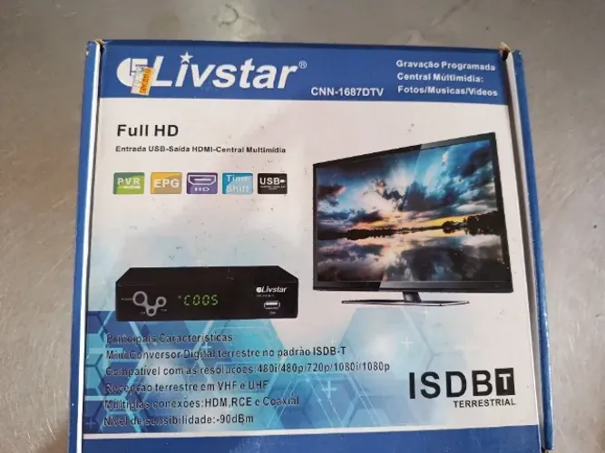 Conversor digital de TV (receptor ISDB-T Full HD)