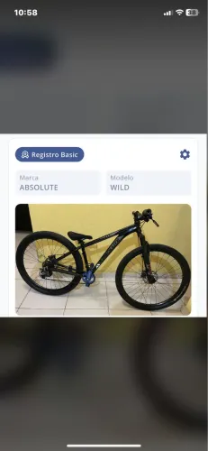 bicicleta aro 29 documento físico e digital valor 850