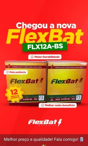 Bateria fan Bros XRE crosser pop Twister factor