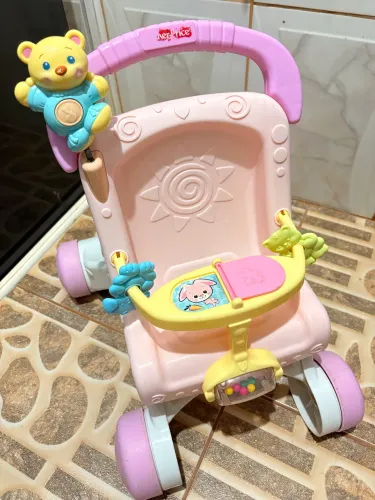 Andador carrinho boneca fisher price