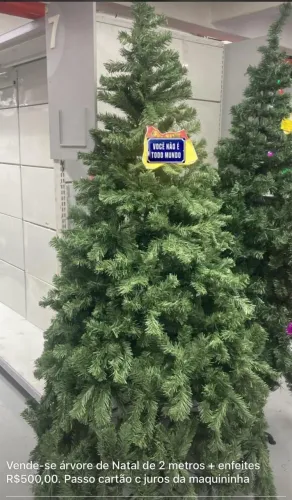 Árvore de natal 2m + Enfeites