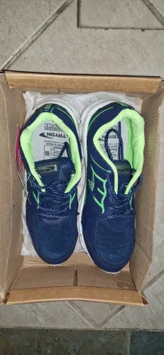 NOVO Tenis Tryon azul e verde tam 39