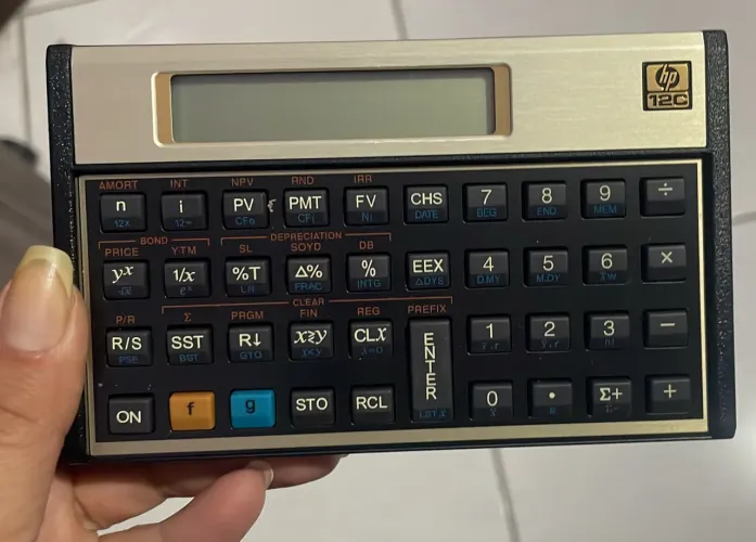 Calculadora financeira HP 12C