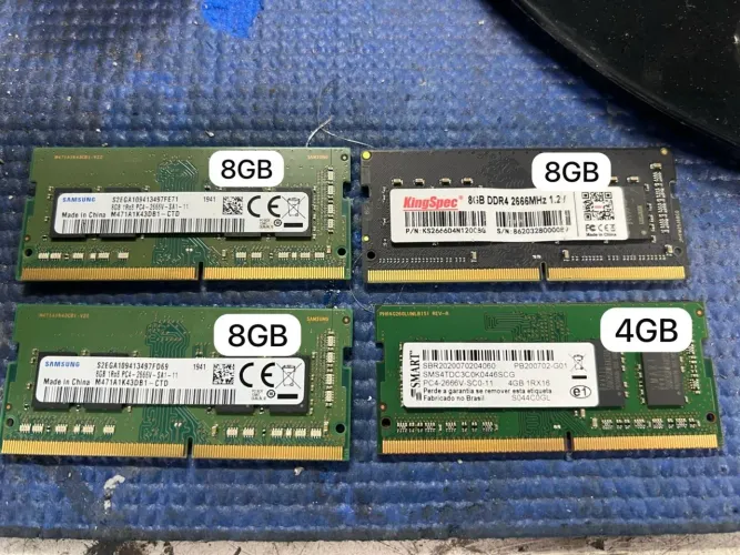 8GB DDR4 NOTEBOOK R$219,00 CADA