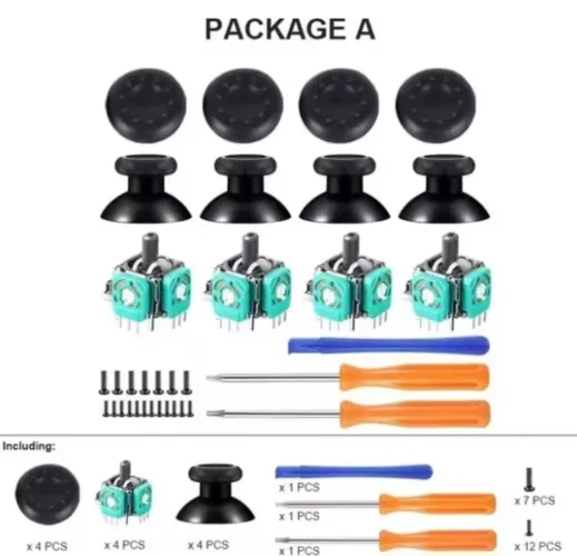 Kit de reparo para analogico Xbox One e Serie X/S