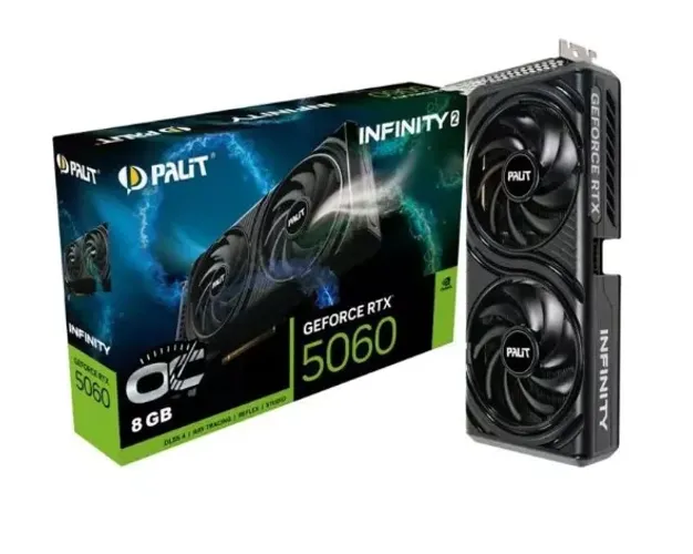 Placa de Vídeo Palit GeForce RTX 5060 Infinity 2 OC 8GB GDDR7