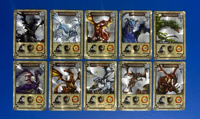 Tazos e Cards Dracomania Prateados Elma Chips Excelente