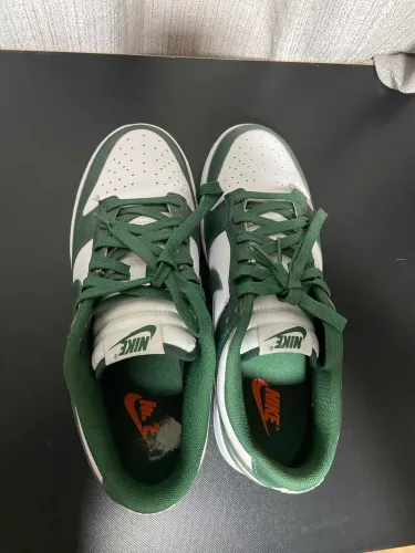 Nike Dunk Low Tam 41 Varsity Green / Michigan State - Praticamente Novo