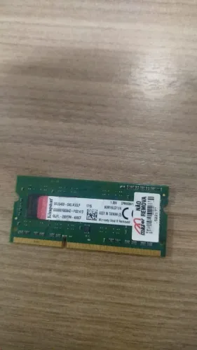MEMÓRIA KINGSTON - DDR3L - 4GB - 1600mhz - (MODELO KVR16LS11/4)