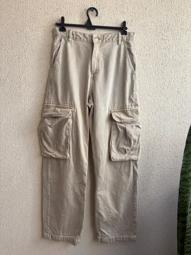 Calça Cargo Zara Bege - Tam. 40