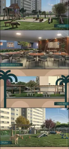 Vista para o mar 2 Quartos com Clube Privativo: Beach Tennis, Futebol e Piscina com Hidro