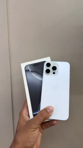 IPHONE 16 PRO MAX 256GB SILVER BATERIA 89% SEMINOVO COM CAIXA TODO ORIGINAL