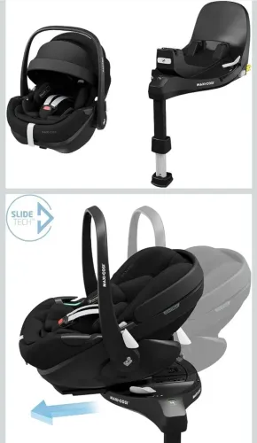 Bebê Conforto Peble 360 Maxi Cosi Isofix Preto