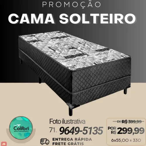 Cama Box Solteiro 