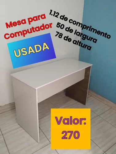 Mesa escritório/ computador USADA conservada