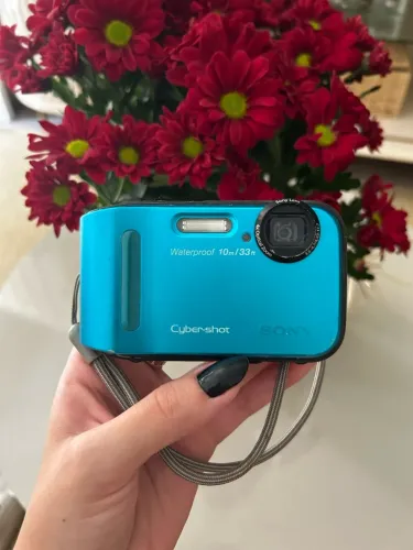 câmera sony cybershot à prova d?água