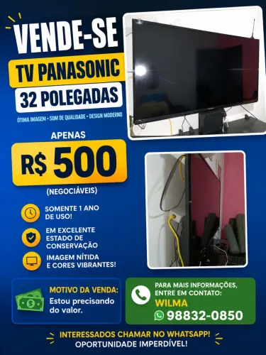 Televisão Panasonic 32 polegadas 