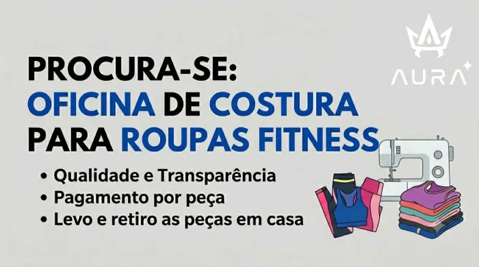 Contrata-se oficina de costura(Moda fitness)