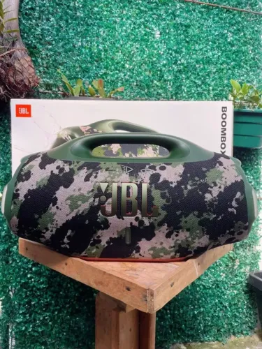 BOOMBOX 4 JBL CAMUFLADA LACRADA + NF ZERO
