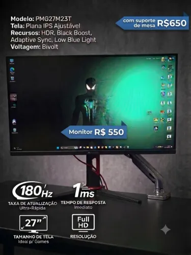 Monitor 27 polegadas Gamer Philips 