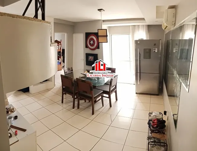 Cobertura Duplex no Residencial Turim com 2 Qts sendo 1 Suíte/ 02 Vagas