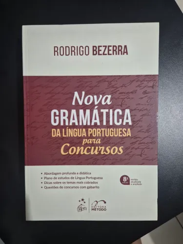 Livro Nova Gramática Para Concursos - Rodrigo Bezerra - NOVO
