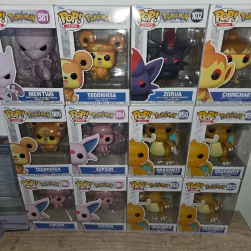 Lote 12 funko pop Pokémon