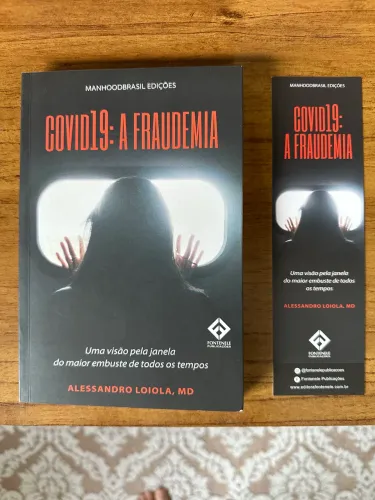 Livro Covid 19 A Fraudemia - Autografado