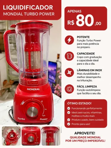 Liquidificador mondial