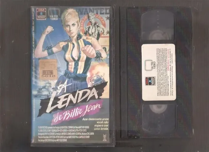 VHS A LENDA DE BILLIE JEAN - ORIGINAL - CHRISTIAN SLATER - LEGENDADO