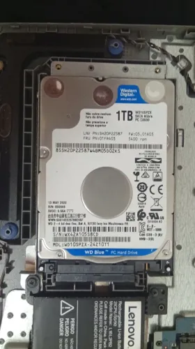 HD 1TB WD Blue SATA Notebook Lenovo S145 Testado Original