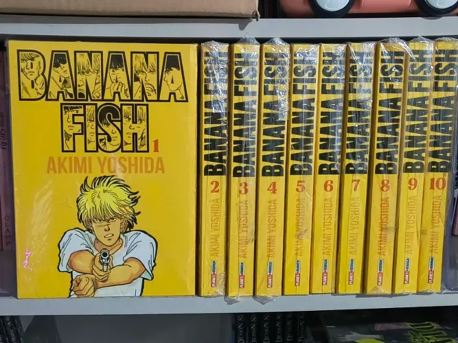 Mangás Banana Fish COMPLETO em 10 Volumes - Editora Panini, Edições BIG, Drama, Ação