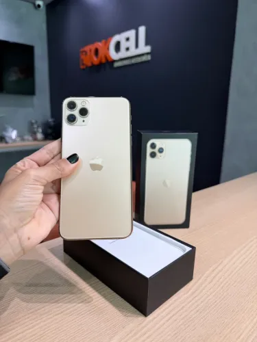 IPhone 11 Pro Max 256GB Gold Seminovo Loja Física