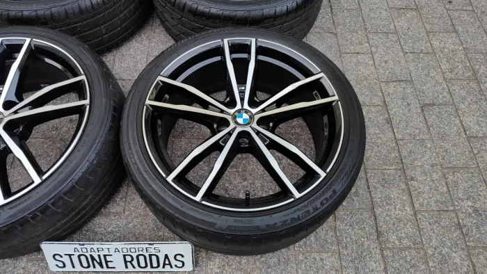 Rodas BMW 330i Msport aro 19" 5x112 (duas talas)com pneus 