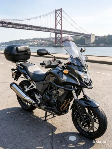 CB500X ABS - TROCO por moto menor. Diversos acessórios. Baixa quilometragem. 2.° dono.