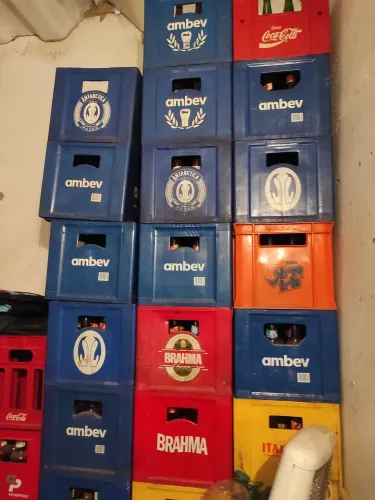Engradado de vasilhame ambev completos