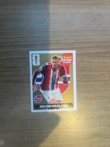 figurinha legend- Erling Haaland ouro- original panini