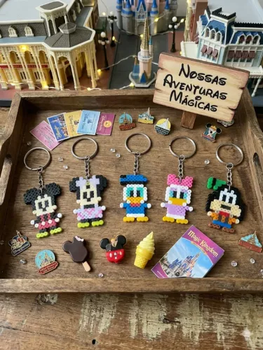 Chaveiro Hama Beads