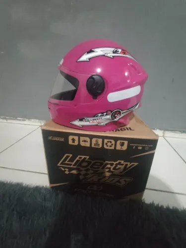 Capacete infantil Rosa(Liberty Kids)