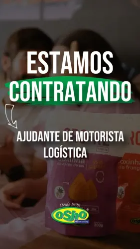 Vaga de Emprego - Auxiliar de Entrega