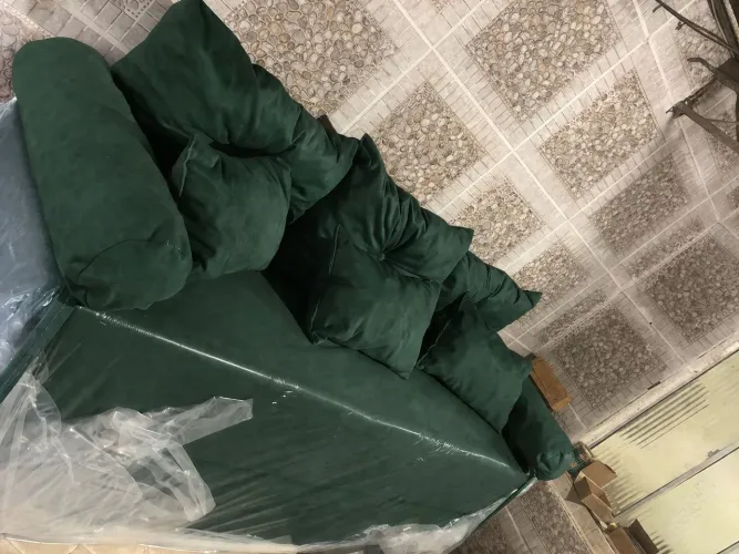 Sofa cama 8 almofadas de fábrica 