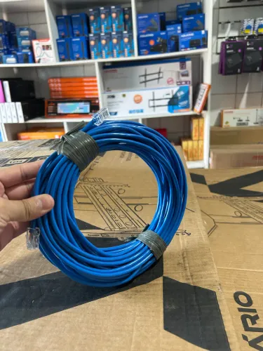 Cabo de Rede Internet 20 Metros para PC/ Notebook / console